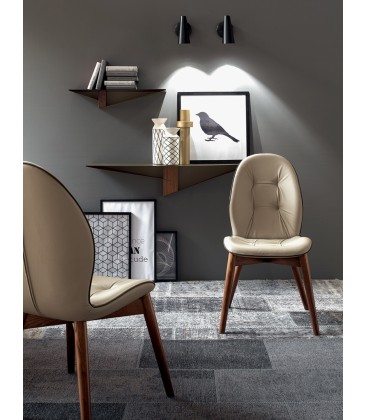 Sedia imbottita moderna di design Sorrento Tonin Casa