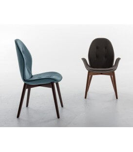 Sedia imbottita moderna di design Sorrento Tonin Casa