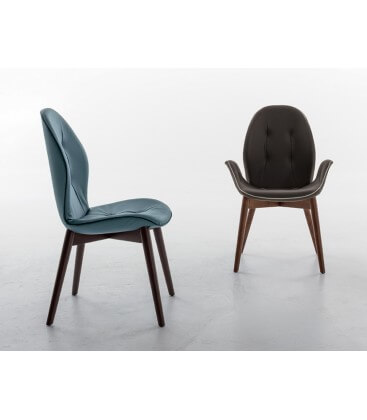 Sedia imbottita moderna di design Sorrento Tonin Casa