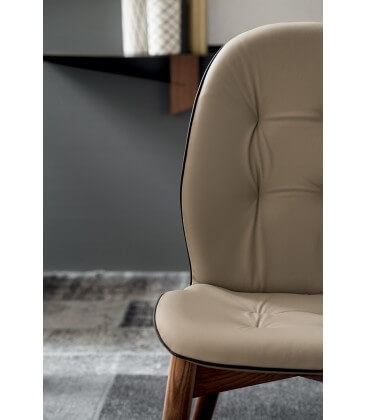 Sedia imbottita moderna di design Sorrento Tonin Casa