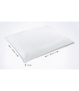 Cuscino modello saponetta in fibra 70 x 40 cm H. 12 cm