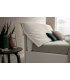Letto contenitore imbottito testiera moderna minimal Emily Felis