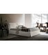 Letto contenitore imbottito testiera moderna minimal Emily Felis