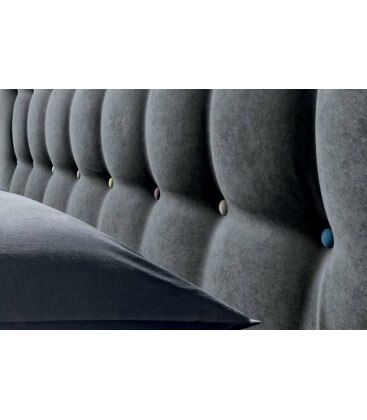Letto imbottito testata decorata Julius Felis