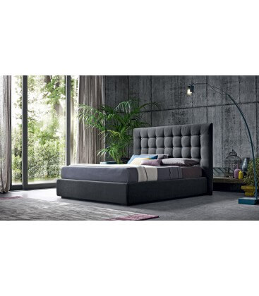 Letto imbottito testata decorata Julius Felis