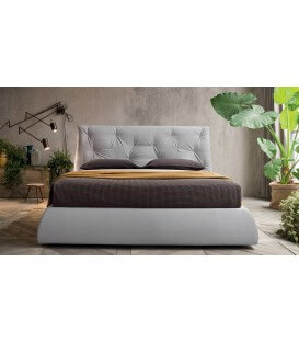 Letto matrimoniale testata imbottita Kevin Felis