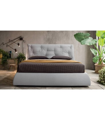 Letto matrimoniale testata imbottita Kevin Felis