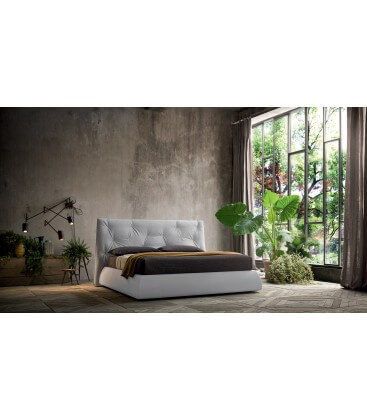 Letto matrimoniale testata imbottita Kevin Felis