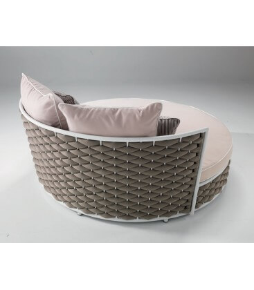 Lettino DayBed Manhattan per esterno in alluminio
