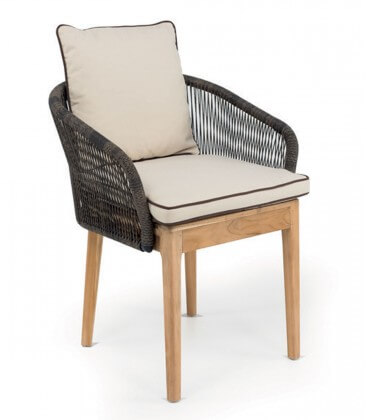Poltroncina in teak per esterno Dakota