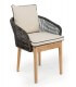 Poltroncina in teak per esterno Dakota