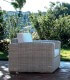 Poltrona per esterno in polyrattan penelope