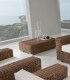 Tavolino per esterno in polyrattan penelope