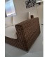 Salotto per esterno in polyrattan penelope