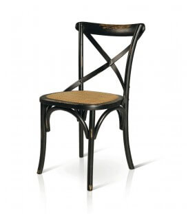 Sedia in legno Milani vintage