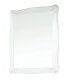 Specchio con cornice in legno sagomata