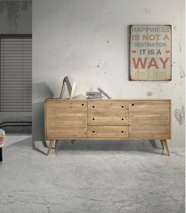 Madia credenza in abete spazzolato