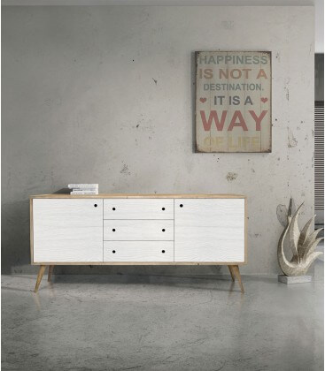 Madia credenza in abete spazzolato