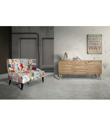 Madia credenza in abete spazzolato