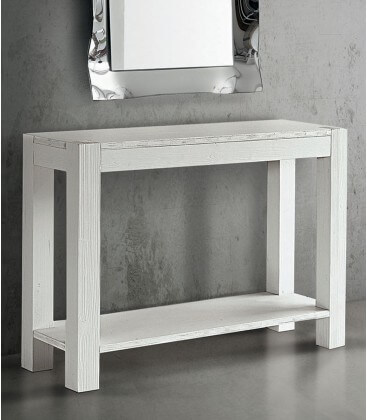 Consolle in abete bianco spazzolato