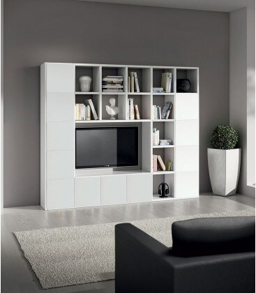 Parete bianco frassinato