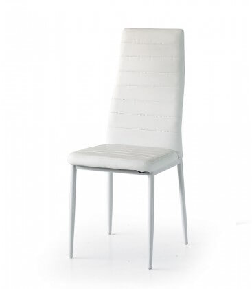 Sedia con schienale alto in ecopelle