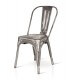 Sedia stile industry in ferro