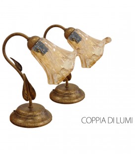 Coppia di lumetti Foglia