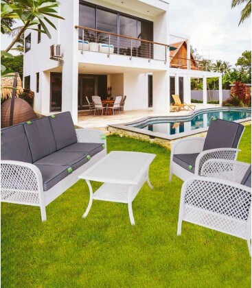 Set Sofà per arredo esterno Coveri 5 posti