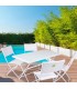 Set tavolo + 4 sedie Space Coveri Garden