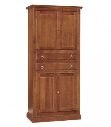 Stipo in legno con zoccolo