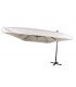 Ombrellone parasole ruotante 3x3m palo laterale a sbalzo base a croce