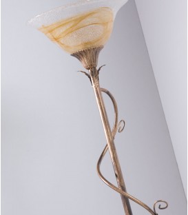 Lampada da terra Spiro riccio