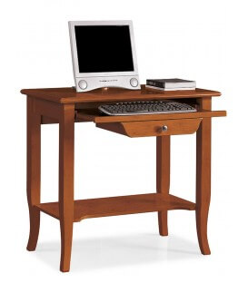 Scrittoio in legno con pianetto estraibile