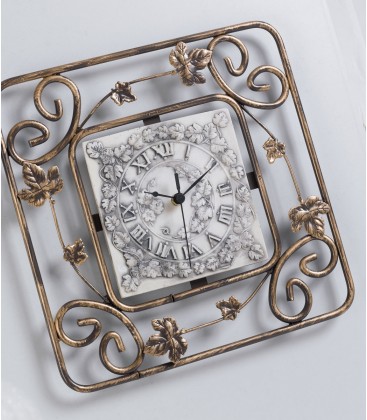 Orologio quadrato Edera 38