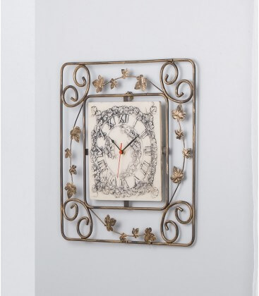 Orologio quadrato Edera 38