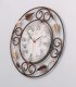 Orologio tondo foglie Ø 36