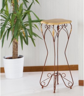 Alzatina porta oggetti Ariel piano legno altezza 80 cm