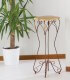 Alzatina porta oggetti Ariel piano legno altezza 80 cm