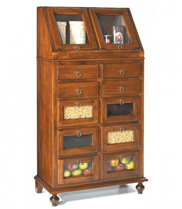 Mobile dispensa classico da cucina in legno