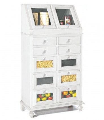 Mobile dispensa classico da cucina in legno