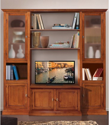 Parete attrezzata libreria classica