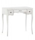 Scrittoio in legno bianco opaco 3 cassetti