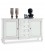 Credenza Classica 2 Porte 4 Cassetti bianco opaco