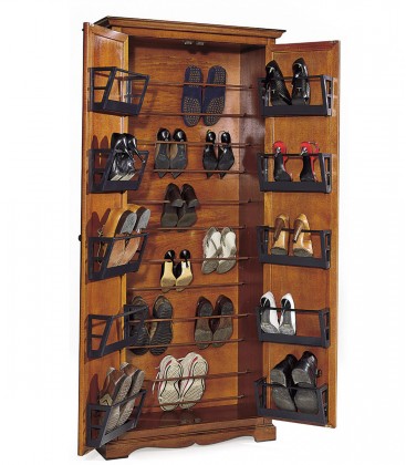 Scarpiera classica in legno