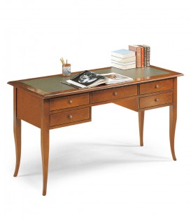 Scrittoio Classico in Legno 5 cassetti