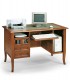 Scrivania Classica in Legno per PC noce lucido
