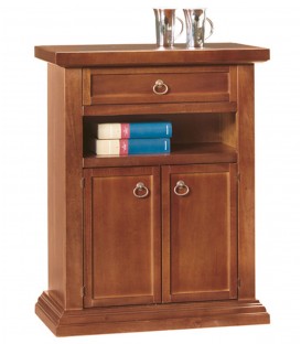 Mobiletto portatelefono in legno 64x32 H. 80