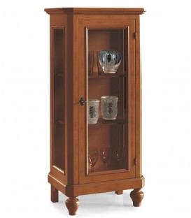 Vetrinetta ad Angolo 1 porta in legno