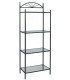 Etagere 4 Ripiani SOLE in Ferro Battuto